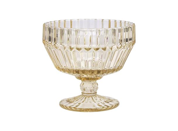 Glasskål på fot Ø:110mm, ginger, ARCHIE 29,5cl Ø:110mm H:100mm
