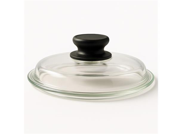 Kjele i støpt aluminium Ø:24cm H:11cm Med glasslokk, antistick coating, 3,5Ltr