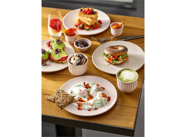 Kopp uten hank 8cl, rosa, PINE Vitroporselen