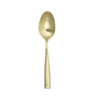 LUCCA FACET GOLD forettsskje L:184mm I hamret rustfritt stål - matt gull 