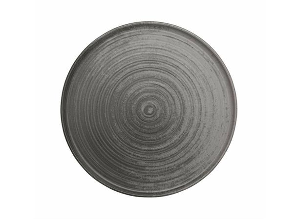 LYKKE flat tallerken rett kant Ø:270m GR GRÅ. Ø:270mm H:15mm Vekt:606gr.