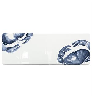 MARITIM plate/tallerken rekt 33x11cm Dekor: Ocean Breeze 
