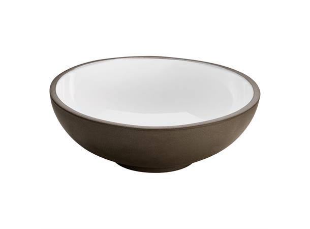 ReNew bolle glatt Ø:210mm/150cl, Hvit Resirkulert steingods