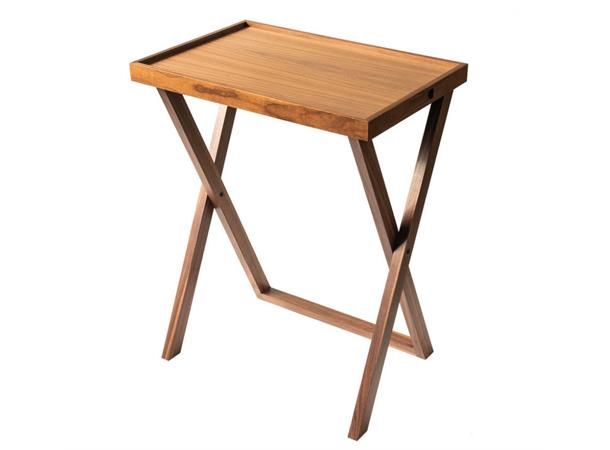 Roomservice brett Folding Table valnøtt Med låsemekaniske 600x400xmm