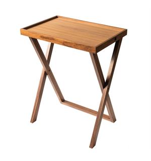 Roomservice brett Folding Table valnøtt Med låsemekaniske 600x400xmm 