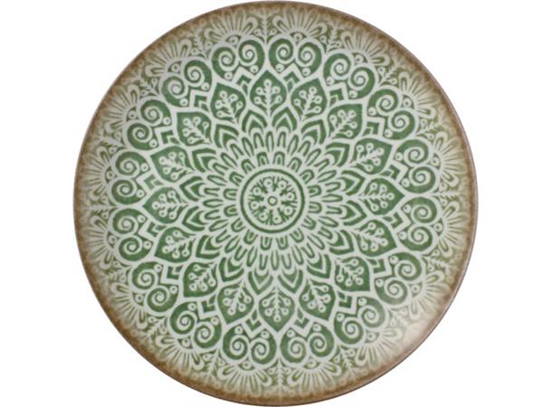 SOULMATE pizzatallerken Ø330mm, Jade Vitroporselen