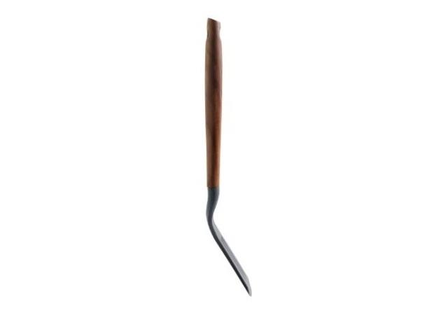 Serveringsspade Perf. L: 31cm, silikon Håndtak i treverk, Karbonatisert Ask