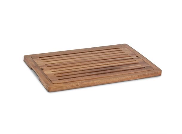 Skjærebrett i tre m/smulesamler480x320mm Tykkelse 2 cm