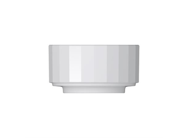 Skål stablebar Ø:10cm/30cl EDGE, Hvit Ø:102/H:54mm - Høybrent porselen