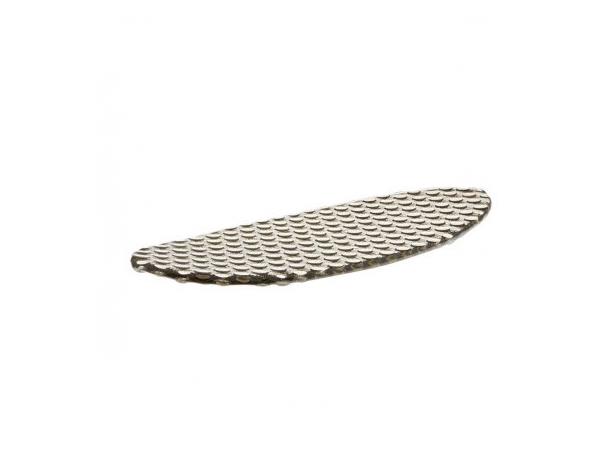 Tallerken/fat glass oval 29x11,5cm, Brun Med tekstur - SILICA