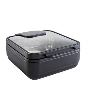 WMF Hot&Fresh Chafing Dish BASIC2/3 Sort Alle varmekilder. Med vippelokk i glass 