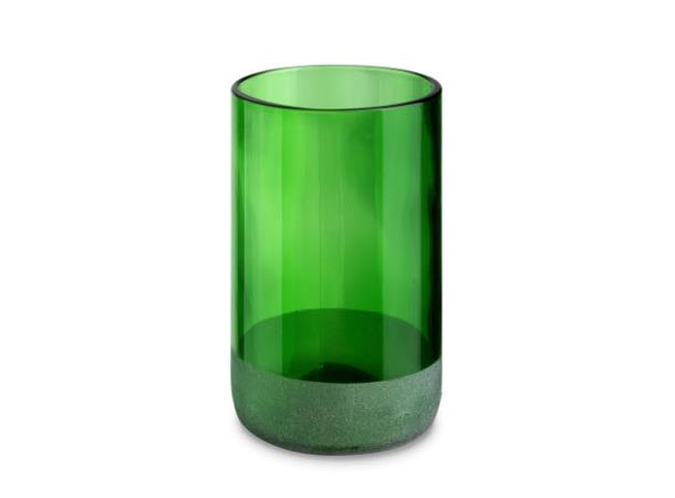 iWas tumbler 35,5cl, grønn frostet 35,5cl/Ø:74mm - Gjenbrukte flasker