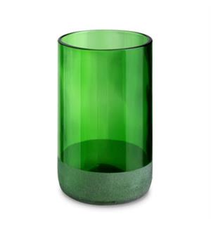 iWas tumbler 35,5cl, grønn frostet 35,5cl/Ø:74mm - Gjenbrukte flasker 