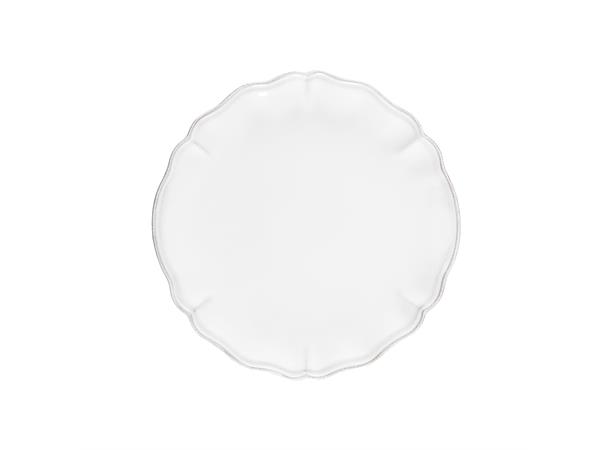 ALENTEJO tallerken flat Ø:210mm. Hvit Steingods