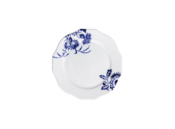 BLUE BOTANICA tallerken "bølge" Ø:16cm Fine Bone China for hotell og restaurant