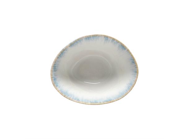 BRISA oval dyp skål 45cl, blå L:155mm B:120mm H:81mm 45cl - Stengods