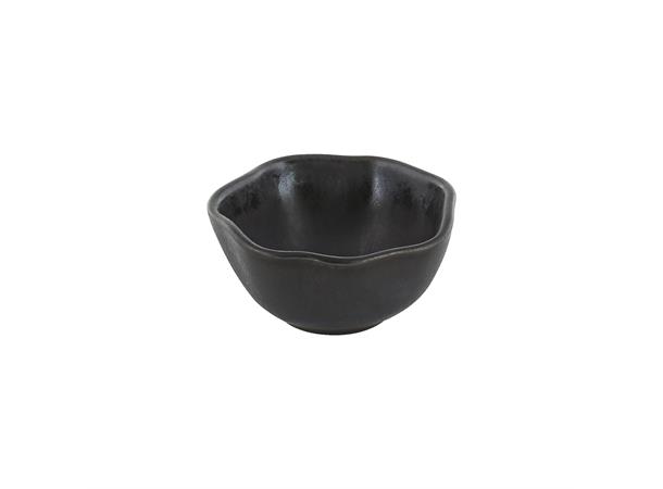 Dipskål Ø:8cm/7cl, sort, NAMI Steingods med asiatisk vibe