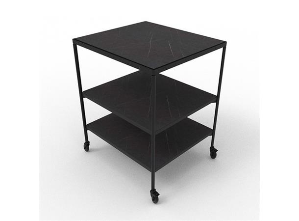 FARE trillebord/buffetvogn M marmor S/H 791x669x897 (BxDxH)