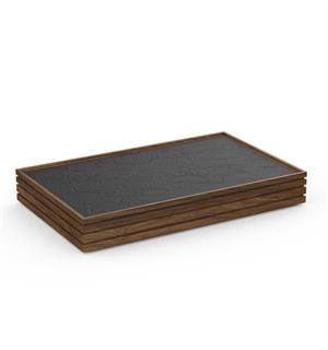 FLOW kjøleplate GN1/1 VALNØTT, komplett 530x325x80mm (BxDxH) - CELL COOLING 