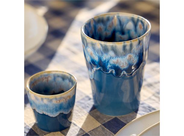 GRESPRESSO kaffekrus u/hank 38cl, denim Ø:92mm H:11,5mm 38cl - steingods