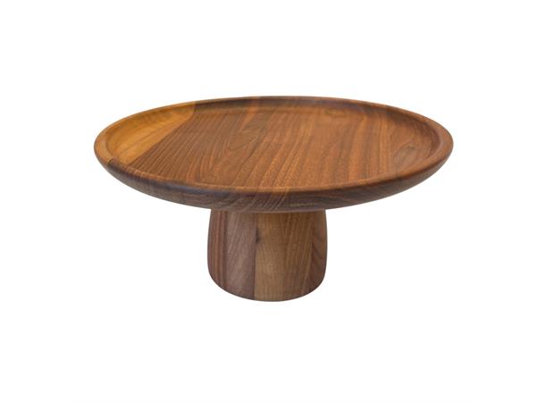 Kakefat/stettefat L Ø:250mm, Shiva Valnøtt tre - næringsmiddelgodkjent