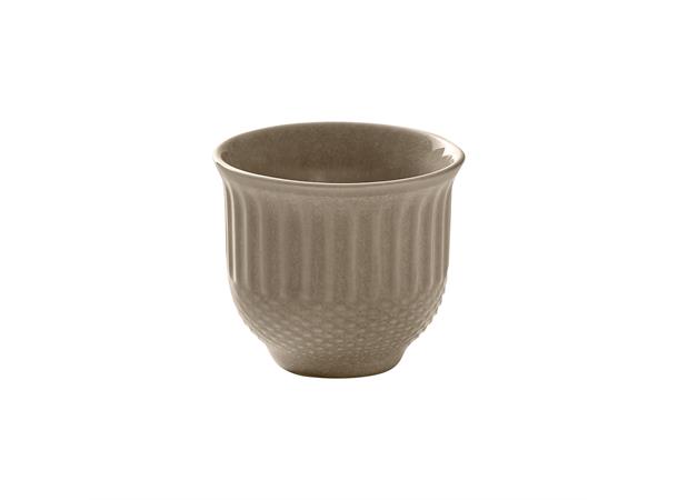Kopp uten hank 8cl, brun, PINE Vitroporselen
