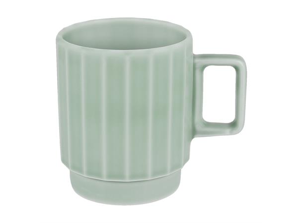 Krus stablebart 30cl EDGE, Sea Ø:78/H:93mm - Høybrent porselen - Farget