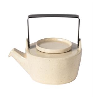 LAGOA tekanne M/filter 0,6ltr Steingods - Hvit 