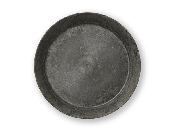 LUUPS tallerken i trefiber/plast, sort Ø:25cm