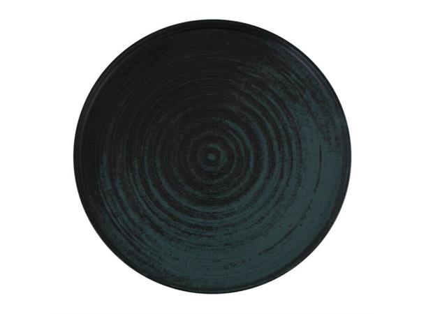 LYKKE flat tallerken rett kant Ø:300mm G GRØNN. Ø:303mm H:16mm Vekt:795gr.
