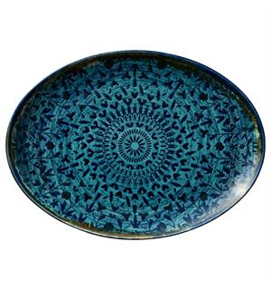 MIRAGE tallerken oval 32x24cm Vitroporselen 