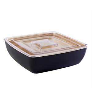 Melamin bolle FRIDA 25x25cm/H:7,5cm 25x25cm/2,65ltr 