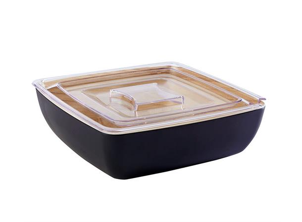 Melamin bolle FRIDA 25x25cm/H:7,5cm 25x25cm/2,65ltr