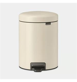 Pedalbøtte 5ltr Brabantia, Beige 