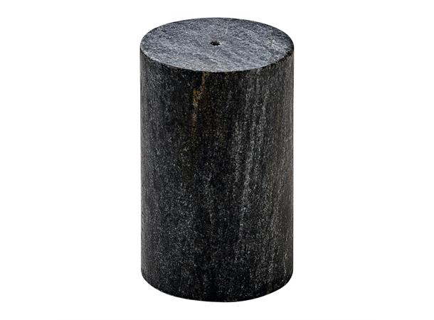Pepperbøsse marmor "Sylinder" sort Ø:4,5cm/H:8cm