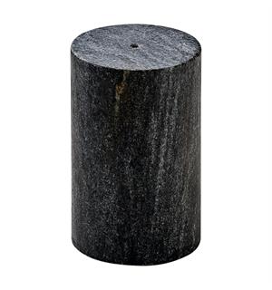 Pepperbøsse marmor "Sylinder" sort Ø:4,5cm/H:8cm 