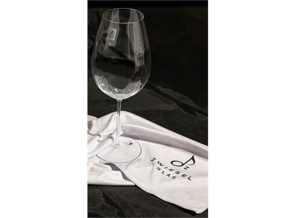 Pusseklut til glass Zwiesel 75x50cm Microfiber hvit