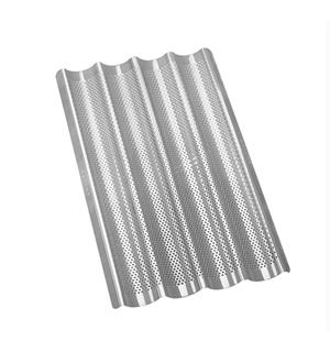 Renneplate/baguettbrett 4renner, alu GN1/1 - 4 renner, preforert 