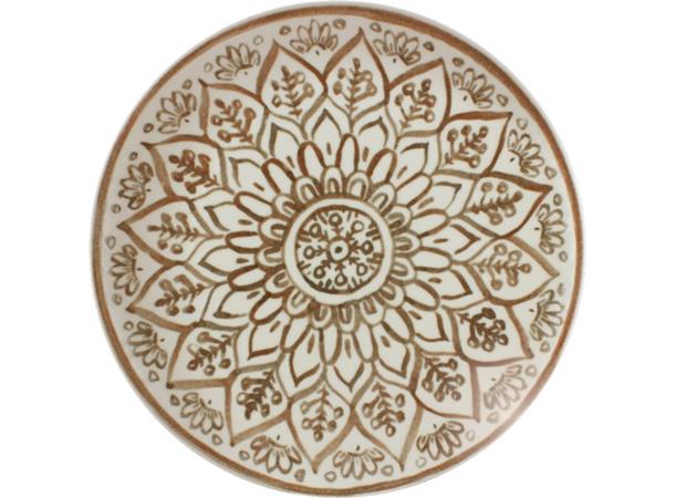 SOULMATE pizzatallerken Ø330mm, Sienna Vitroporselen