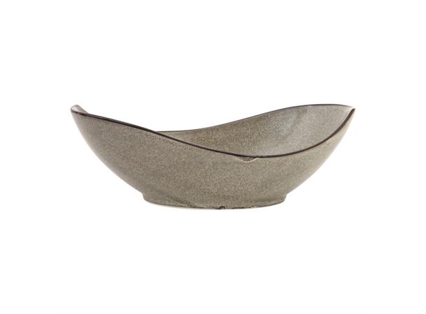 STON GREY oval bolle 315x160mm 94cl Steingods