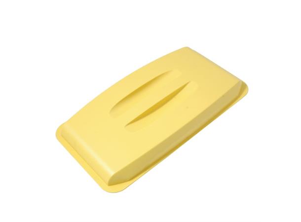 Slim Jim lokk til avfallsbeholder GUL