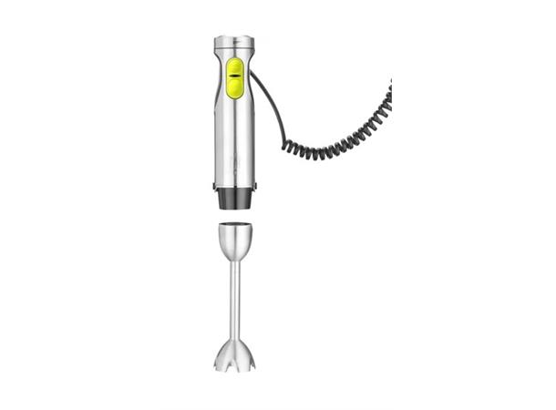 Stavmixer 1000W, m spiralledning Avtagbar kuttedel i rustfri utførelse