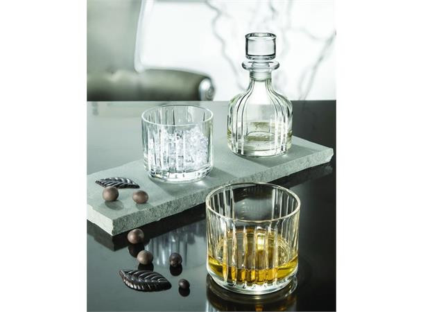 TIMELESS Whiskykaraffel i glass Kan stables på tilhørende rocks glass