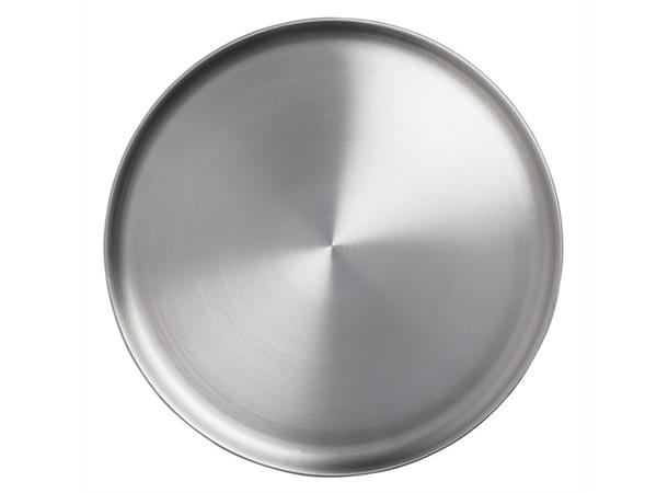 Tallerken Coupe, rustfritt stål Ø 152mm H10mm, SATIN finish