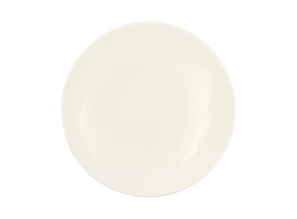 Tallerken halvdyp coupe Ø:24cm, KUMO Matt asymmetrisk ytterkant