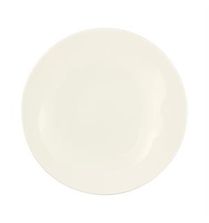 Tallerken halvdyp coupe Ø:24cm, KUMO Matt asymmetrisk ytterkant 