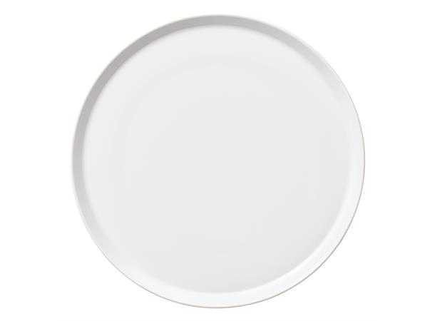 Tallerken rett kant Ø:30cm, SMART Pizzatallerken - Høybrent porselen