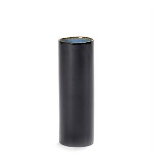 Terres vase sylinder Ø:70/H215mm, m.blå Mørk blå 
