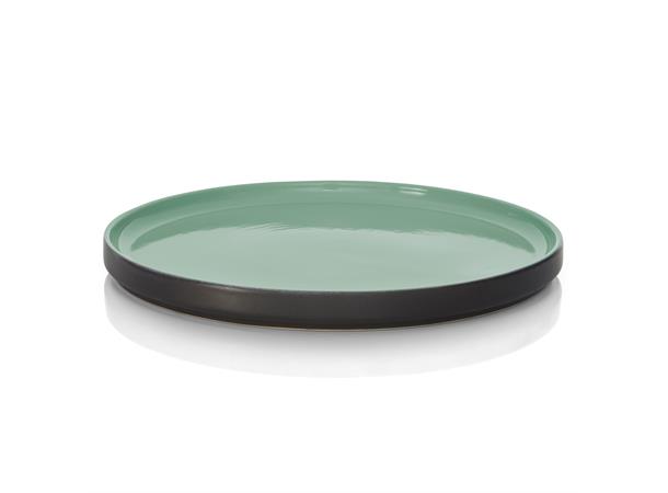 WMF GEO tallerken flat Ø:260mm Grønn Steingods med glassert inn- og utside