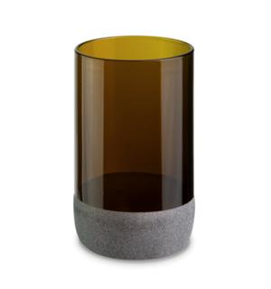 iWas tumbler 35,5cl, brun frostet 35,5cl/Ø:74mm - Gjenbrukte flasker 
